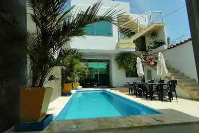 Image de Casa Playa Arreboles is located in front of the beach, ideal for families.