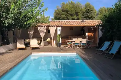 Image de Villa avec piscine à 200 m de la mer