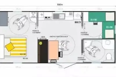 Image de Mobil-Home 4 places Standard accès Pmr 4 personnes
