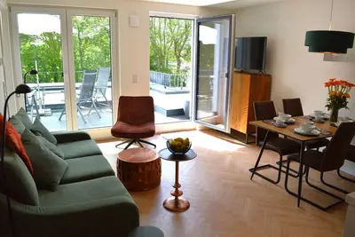 Image de Im Neubau des Appartementhauses Deck 17 am Sommerdeich in der MarienstraĂźe 17 wu