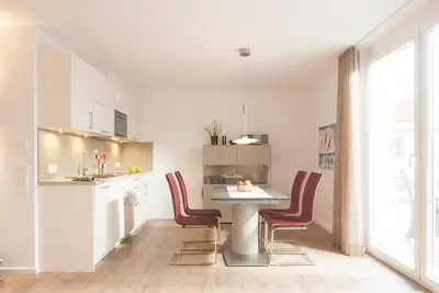 Image de Die Ferienwohnung Maleto Befindet Sich in der BenekestraĂźe von Norderney im Haus