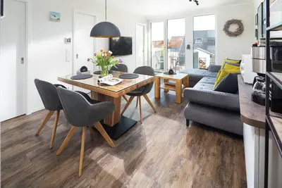 Image de The vacation apartment \"Meerzeit 11 - Luna\" is located in WinterstraĂźe and was built in Fr