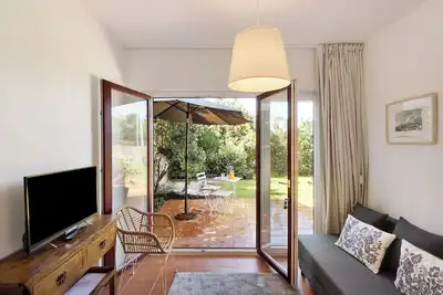 Image de Appartement de vacances 'Praia Da Granja - Seaside Beach' avec vue sur la mer, jardin et Wi-Fi