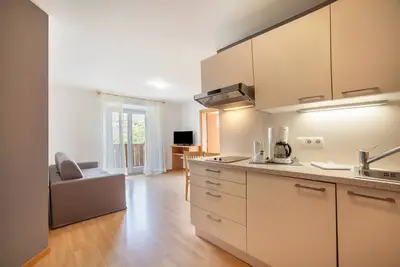 Image de Appartement \"Mosttragerhof 1\" avec vue sur les montagnes, piscine partagée et Wi-Fi