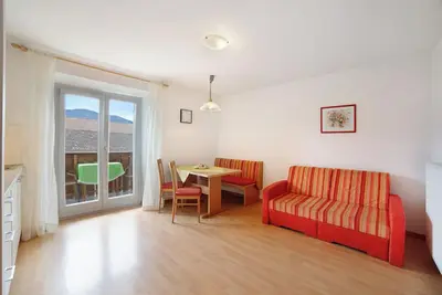 Image de Appartement de vacances \"Mosttragerhof 2\" avec vue sur les montagnes, piscine partagée et Wi-Fi