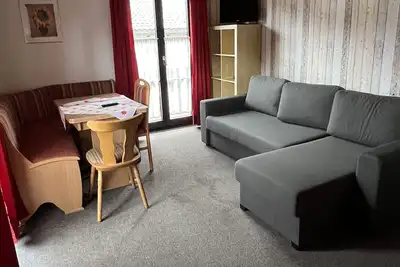 Image de Appartement-Basic-Wohnung 5-Salle de bain privée séparée-Vue sur Montagne