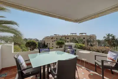 Appartement Costalita avec vue mer, terrasse, piscine partagée & Wi-Fi