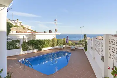 Image de Maison de vacances 'Casa Mon Chau Chau' avec vue sur la mer, piscine privée et climatisation