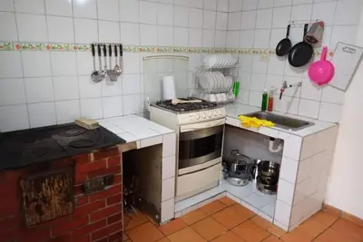 Image de Renovated rural cabin with fireplace, next to hiking trails.