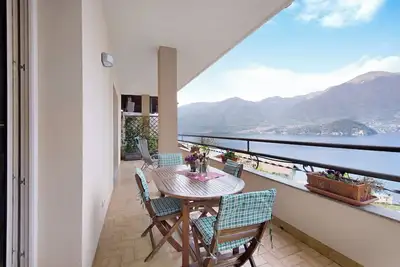 Image de Maison de vacances 'App Al Signorino Lake Bellagio' avec terrasse privée, Wi-Fi et climatisation