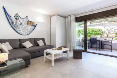 Image de Appartement 'Antic Plankton - Sa Riera, Begur' avec terrasse privée, Wi-Fi et climatisation