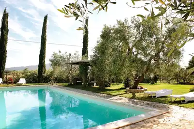 Appartement de ferme 'Agriturismo Il Gaggiolo' avec piscine partagée, Wi-Fi et climatisation