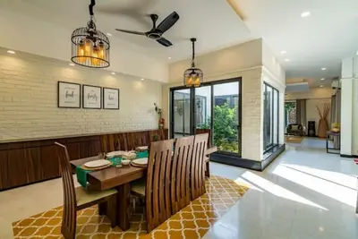 Image de StayVista at The Brick House 15 mins from Airport