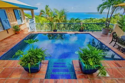 Image de Secluded Pool Villa on East End with Magnificent Sea Views and Lush Vegetation!