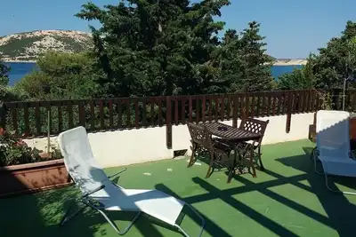 Image de Appartement de deux chambres prés de la plage Stara Novalja, Pag (A-6303-b)