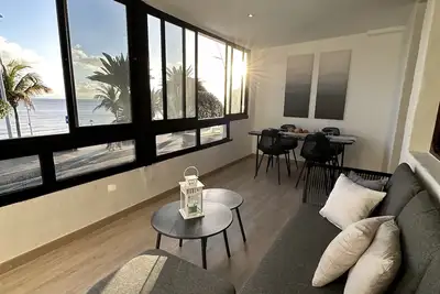 Image de Double or family apartment one step away from the big beach