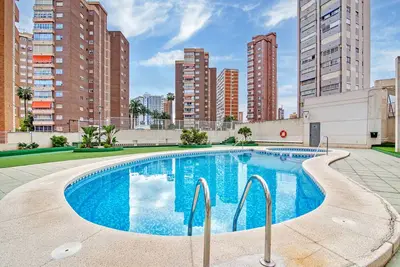 Image de Appartement \"Edificio Kennedy\" près de la mer avec piscine partagée