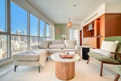 Image de Urban Chic Downtown Apt w/ Dubai Fountain Views