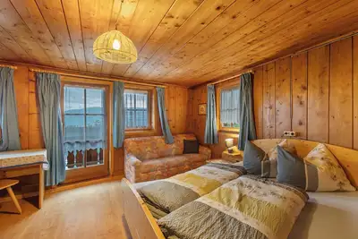 Image de Maison de vacances \"Oberhof Bauernhaus\" avec vue sur les montagnes, jardin et Wi-Fi