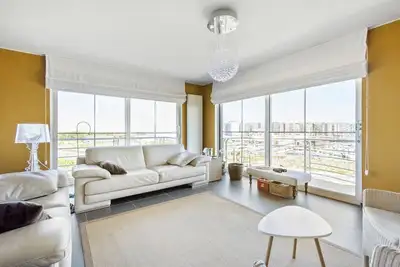 Image de Appartement attrayant avec vue sur les dunes