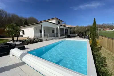 Image de Villa Giulia, dans un lieu calme et reposant entouré de verdure à 1h de Toulouse
