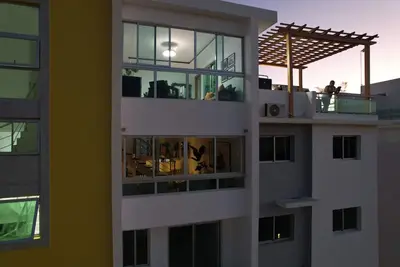 Image de Luxury. penthouse. private jacuzzi. swimming pool, gazebo Wi-Fi. Santiago