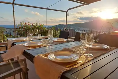 Image de magnifique maison avec belles vues