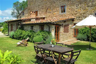 Appartement familial Vigna avec vue sur les vignobles du Chianti Classico