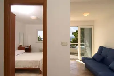 Image de Appartement dans Brela avec vue mer, terrasse, Climatisation, Wifi (201-2)