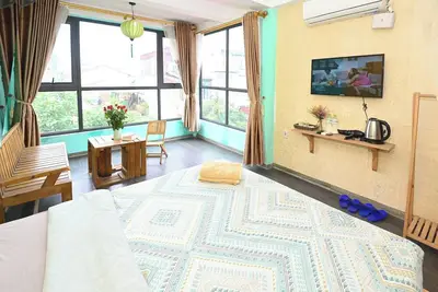 Image de Bright/Hanoi style/Old quarter/3 mins walk to Hoan Kiem Lake/6private Rs/*20 pax