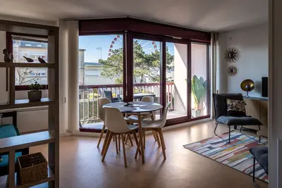 Spacieux studio 4 pers + Balcon à 5 mn de la plage