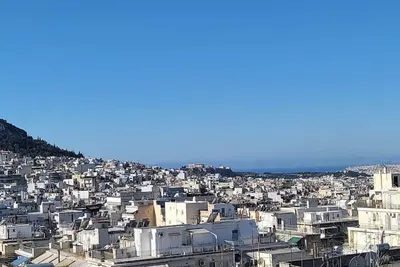 Rooftop studio with Acropolis and sea view