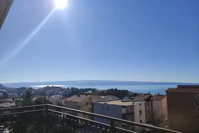 Image de Appartement de deux chambres avec le balcon et la vue sur le mer Stobrec, Split (A-20510-b)