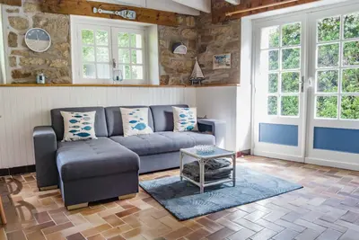 Image de Gite Bihan 4 pers avec piscine couverte \/chauffée, pétanque (animaux bienvenus)