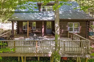 Little Log Cabin in the Woods