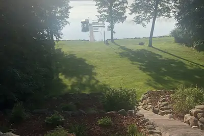 Image de Mission Lake home with dock and sandy bottom