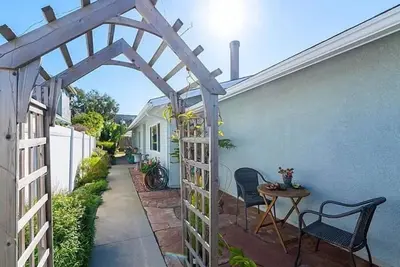 Oxnard Shores via private path is a 3 min walk!