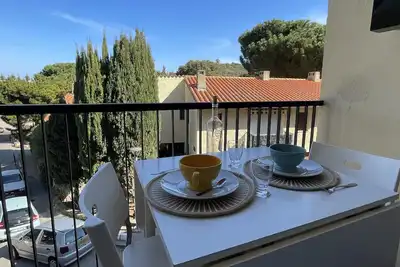 Image de Studio 4 personnes avec terrasse à 300m de la plage