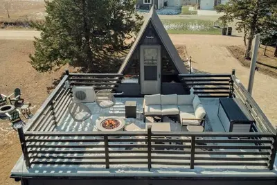A-Frame with Hot Tub, Fire Pit, Game Room