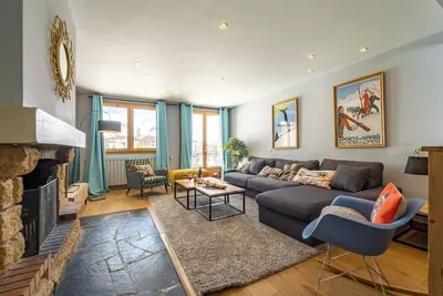 Duplex rénové à Tignes · Accès direct pistes · Cheminée · Wifi · Animaux acceptés
