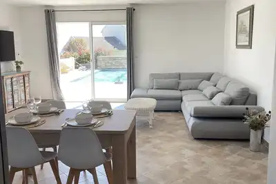 Image de Appartement T3 en Rdc de villa