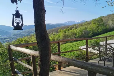 Image de *Le Rucher* agréable chalet avec vue sur montagnes