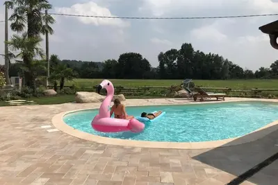 Image de A few steps from the river with pool&barbecue
