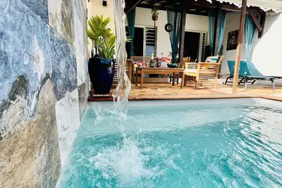 Image de Zandoli, piscine, vue mer, paisible, jardin