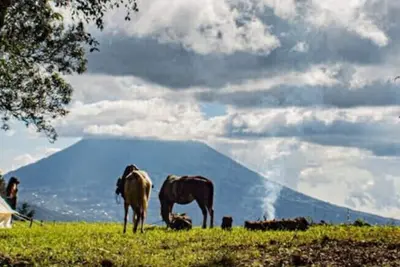 Image de Mountain Top cabin. Volcano view