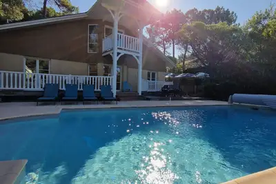 Image de Villa Lacanau-océan 4chambres/3 salles d'eau & piscine chauffée