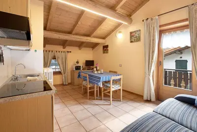 Image de Appartement 'Bait Dal Cucù Appartamento Ables' avec vue sur la montagne, jardin partagé et Wi-Fi