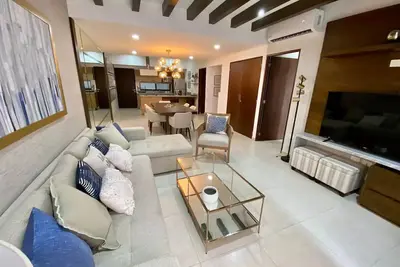 Image de Moderno departamento con alberca, 200m al malecĂłn