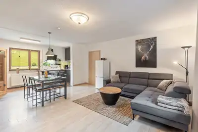 Image de Appartement de vacances \"Helmenhube 2\" avec sauna, jardin communautaire et Wi-Fi