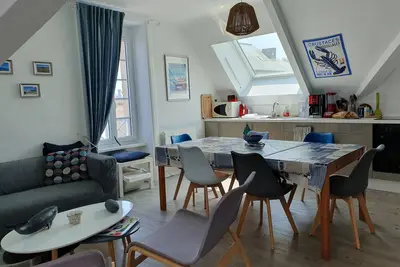 Image de Appartement lumineux au coeur de St Cast face à la mer avec jardin privatif clos